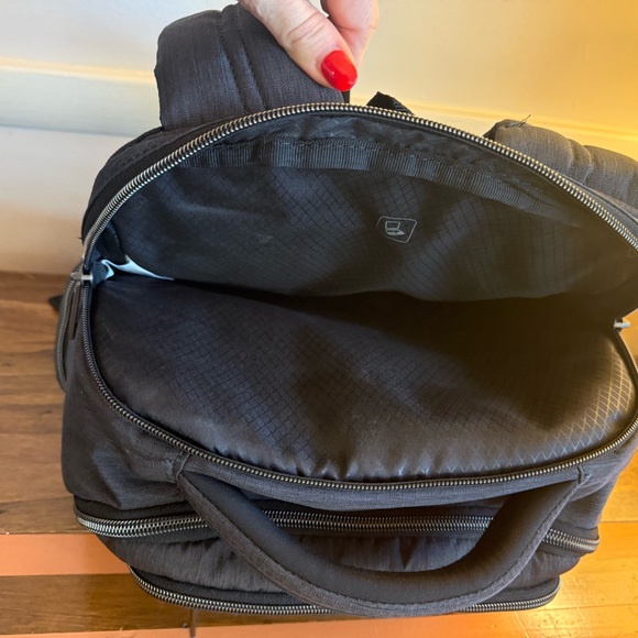 Samsonite Modern Utility Double Shot Backpack, Charcoal Heather, Ripstop Polyest - Picture 5 of 8